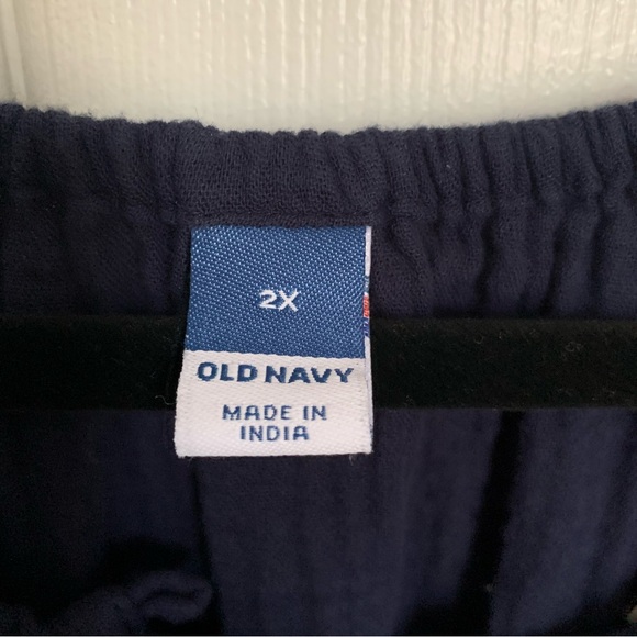 Old Navy 2x navy blue long sleeve shirt - Picture 4 of 4